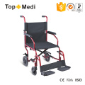 Fauteuil roulant manuel en aluminium léger haut de gamme